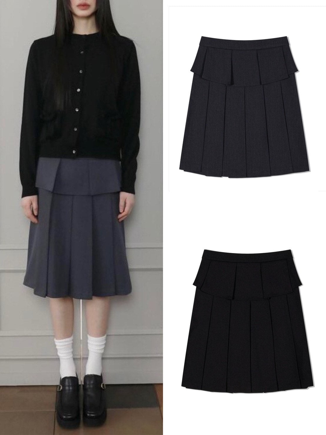 【Uglyshadow】25 TULIP MIDI SKIRT