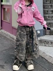 【Never mind the XU】camouflage damage half pants (2color) / 【ネバーマインドザエックスユー】カモフラージュダメージデニムハーフパンツ