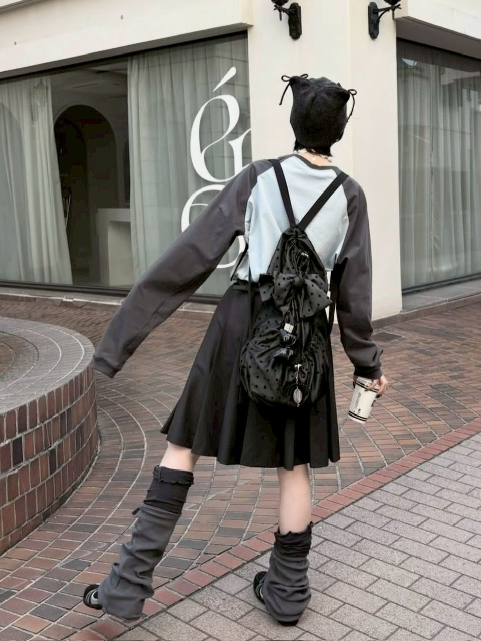 受注制【nmtc +】dot pattern backpack (2color) / 【エヌエムティーシープラス】ドットプリントバッグパック