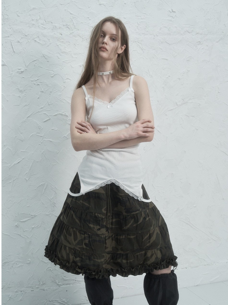 【SETUP‐EXE】LACE UP DOWN SLEEVELESS