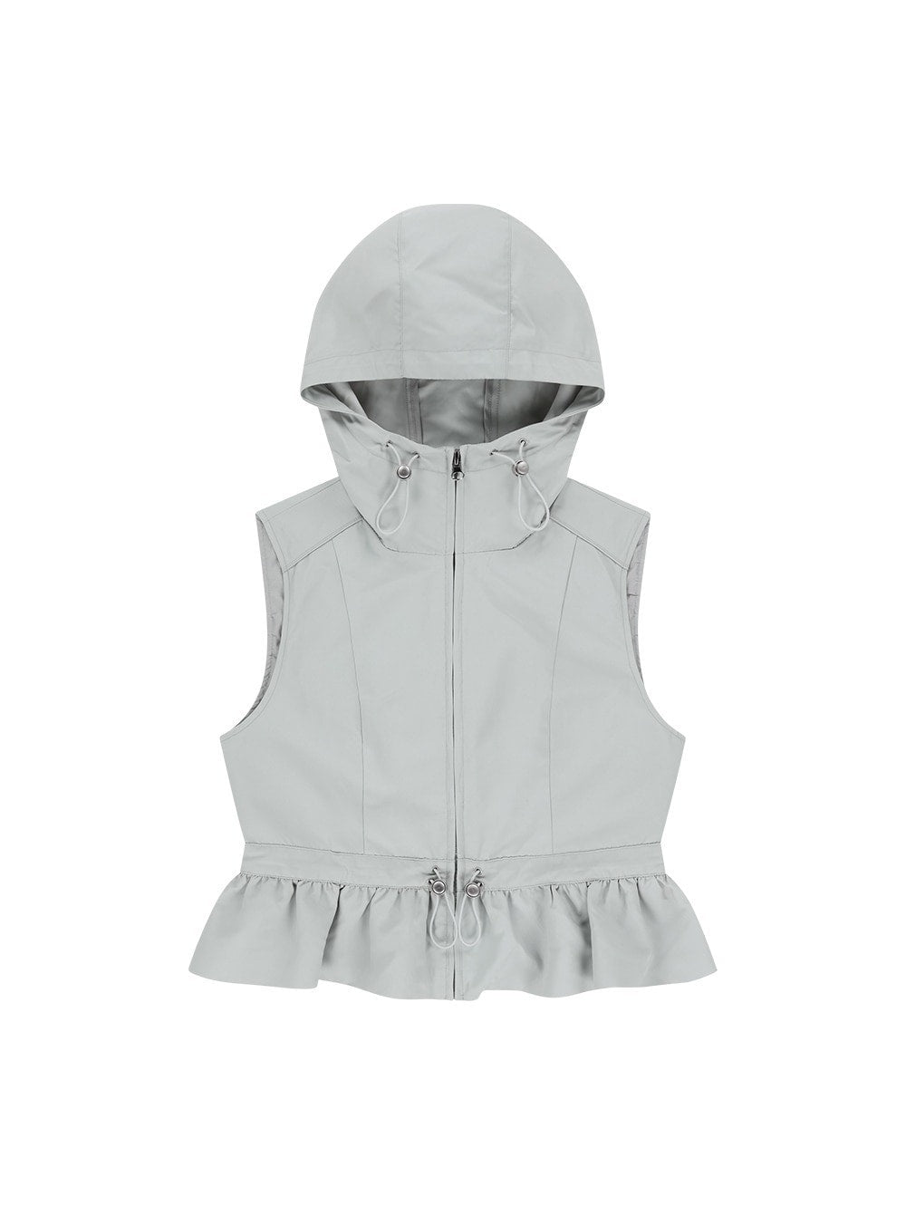 【TUOMIO】NYLON HOODED VEST