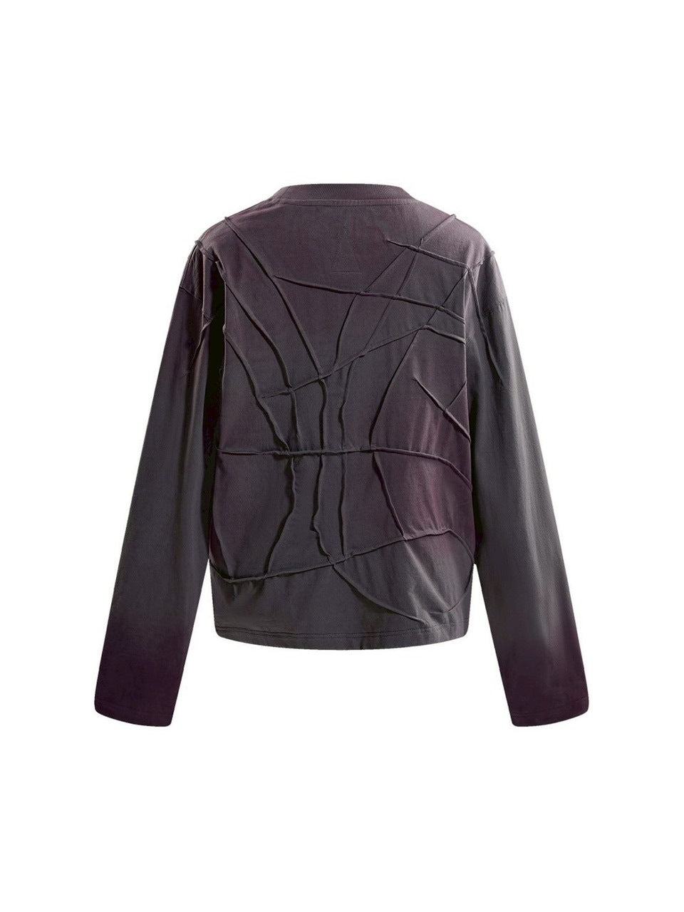 【The Boy Has No Patience】RIBBED PRINT PLEATED LONG SLEEVES