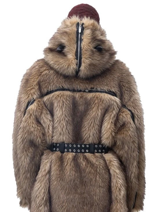 【The Boy Has No Patience】BLOOD MOON NIGHT BOXER ECO-FRIENDLY FUR COAT