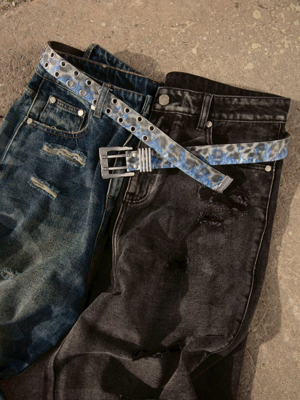 【RACER WORLDWIDE】Laser Camo Jeans