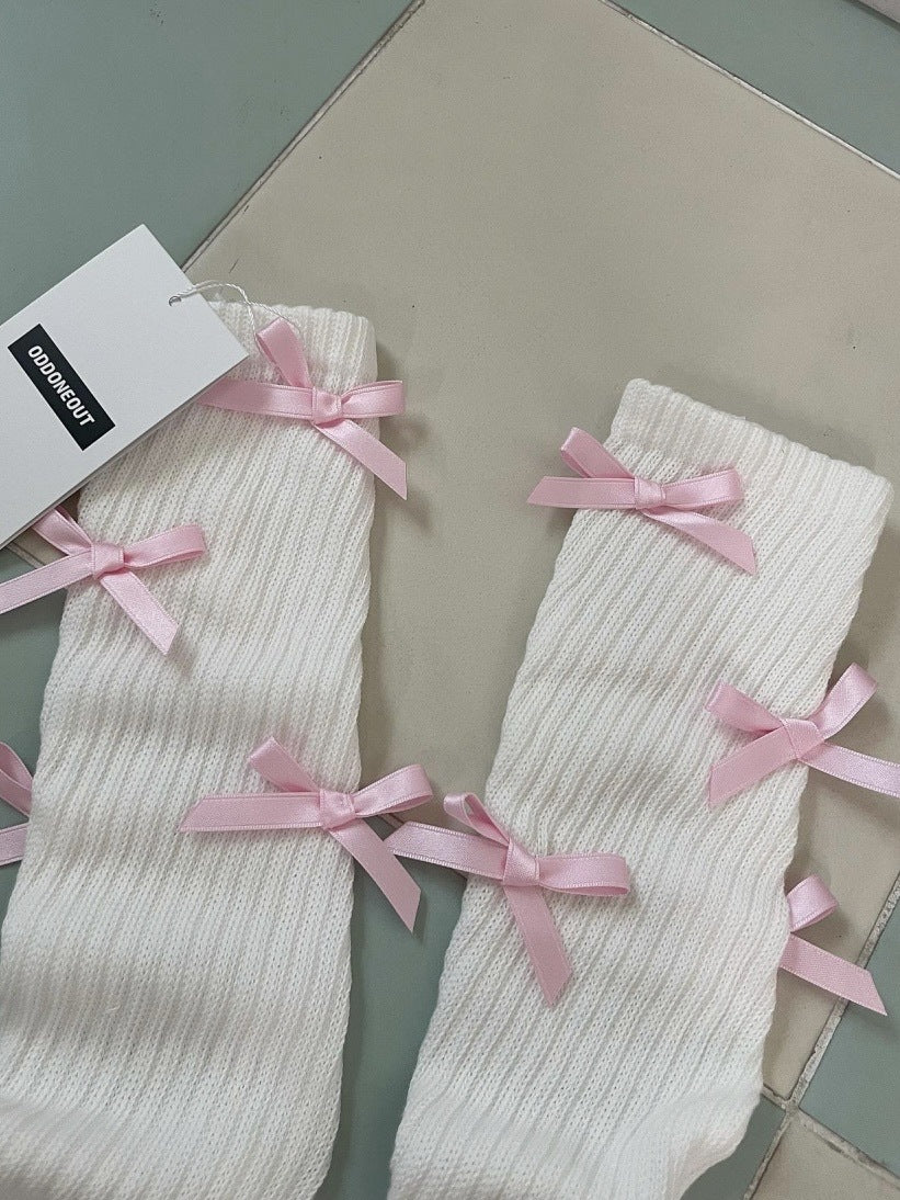 【ODDONEOUT】ribbon socks F/W VER / 【オッドワンアウト】リボンソックス