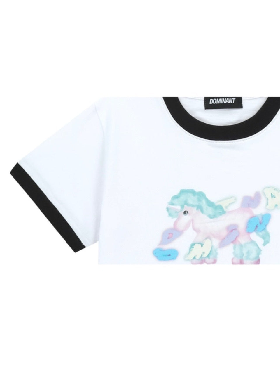 【DOMINANT】Unicorn Ringer Crop T-Shirt
