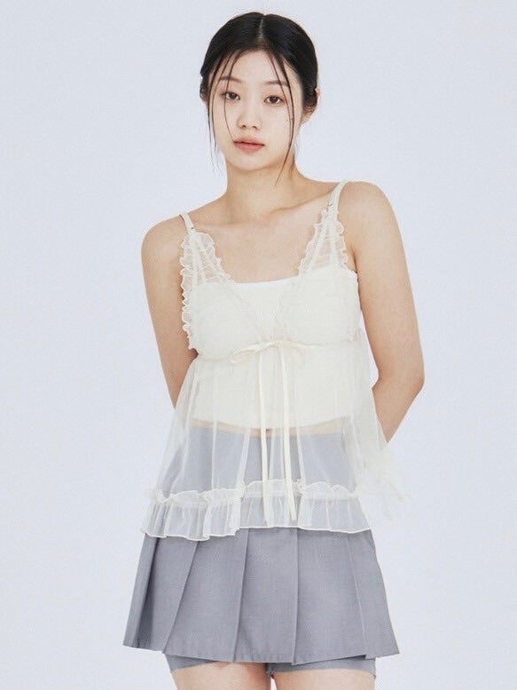 【NOTYOURROSE】Lucy sleeveless set