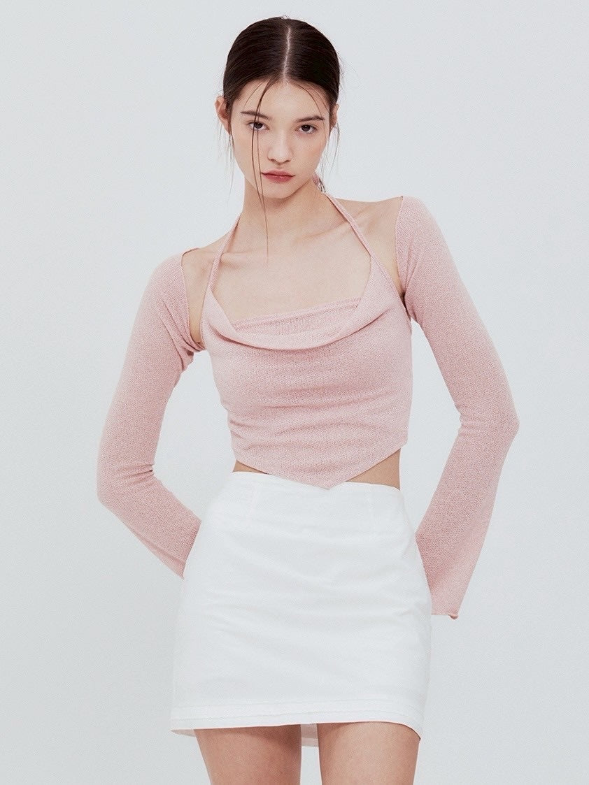 【NOTYOURROSE】Scarf bolero set