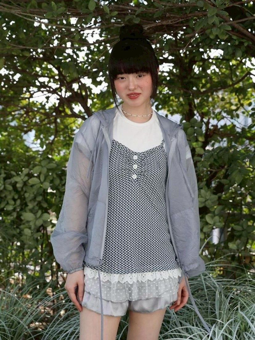 【Uglyshadow】SATIN RUFFLE PANTS