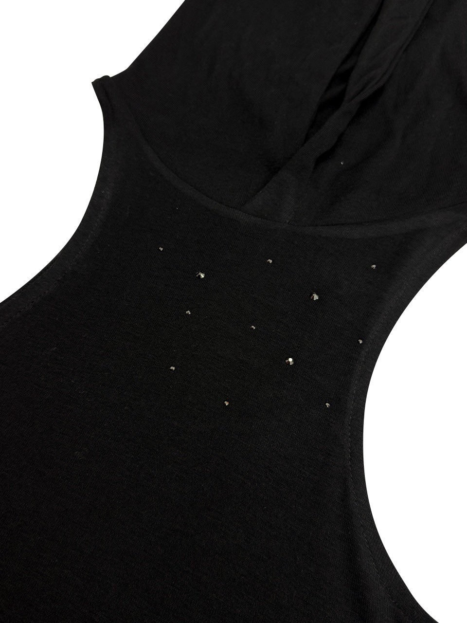 【HOLY NUMBER 7】GIRL'S HIP HOP CUBIC HOODIE SLEEVELESS