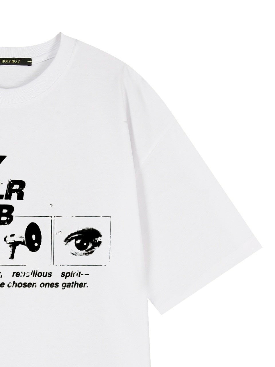 【HOLY NUMBER 7】OVERSIZED GRAPHICS SHORT SLEEVE T-SHIRT / 【ホーリーナンバーセブン】オーバーサイズプリント半袖Tシャツ