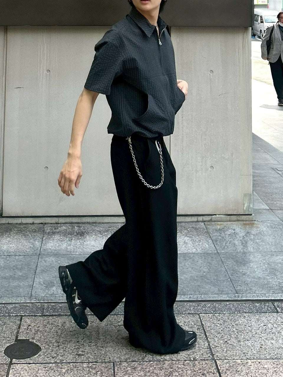 受注制【youll】cropped check shirt jacket (3color)