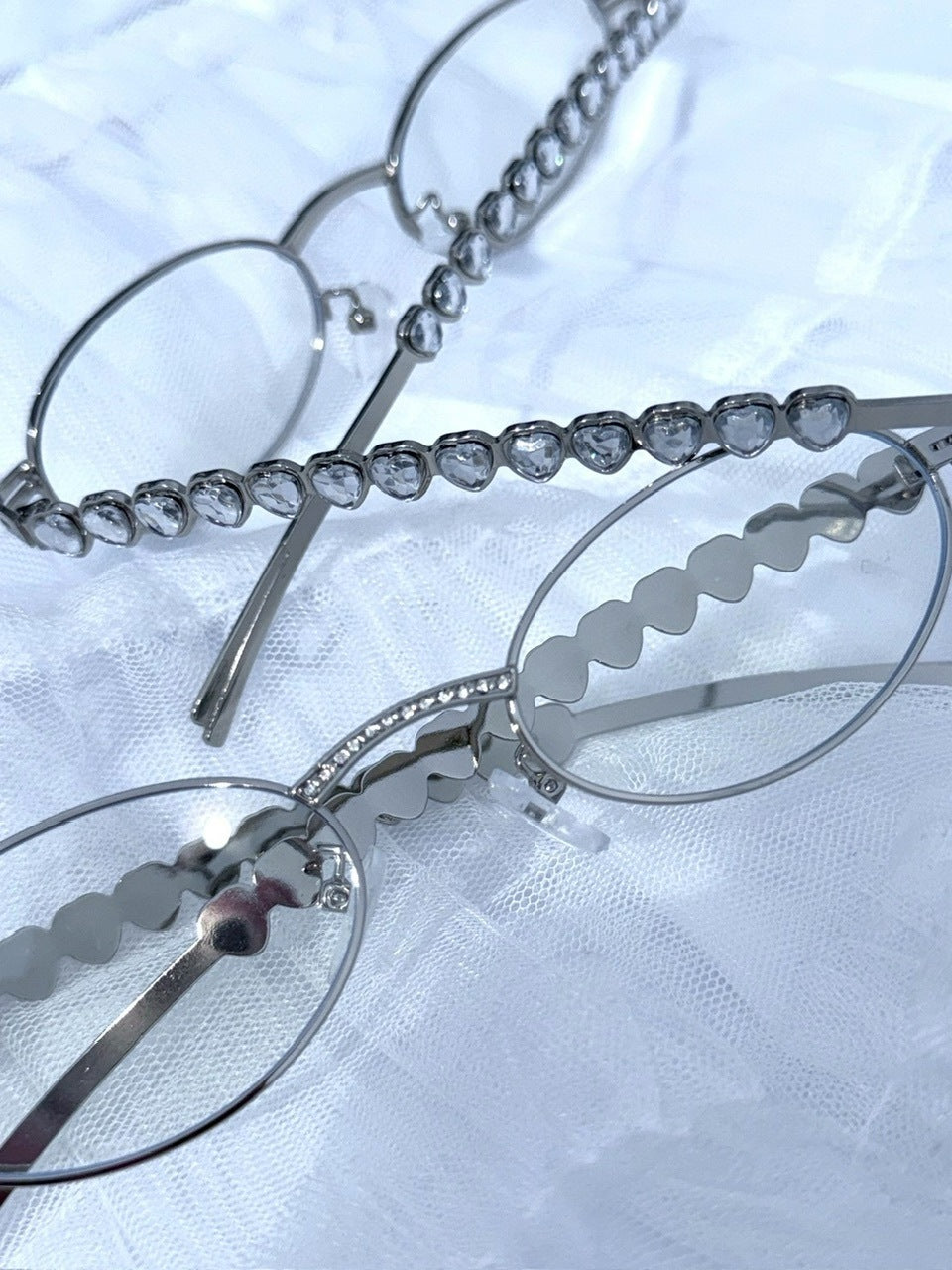 受注制【nmtc +】heart cubic eyeglasses / 【エヌエムティーシープラス】ハートキュービックアイグラスメガネ