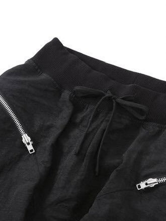 【roaringrad】ZIPPER SAGGING BERMUDA PANTS