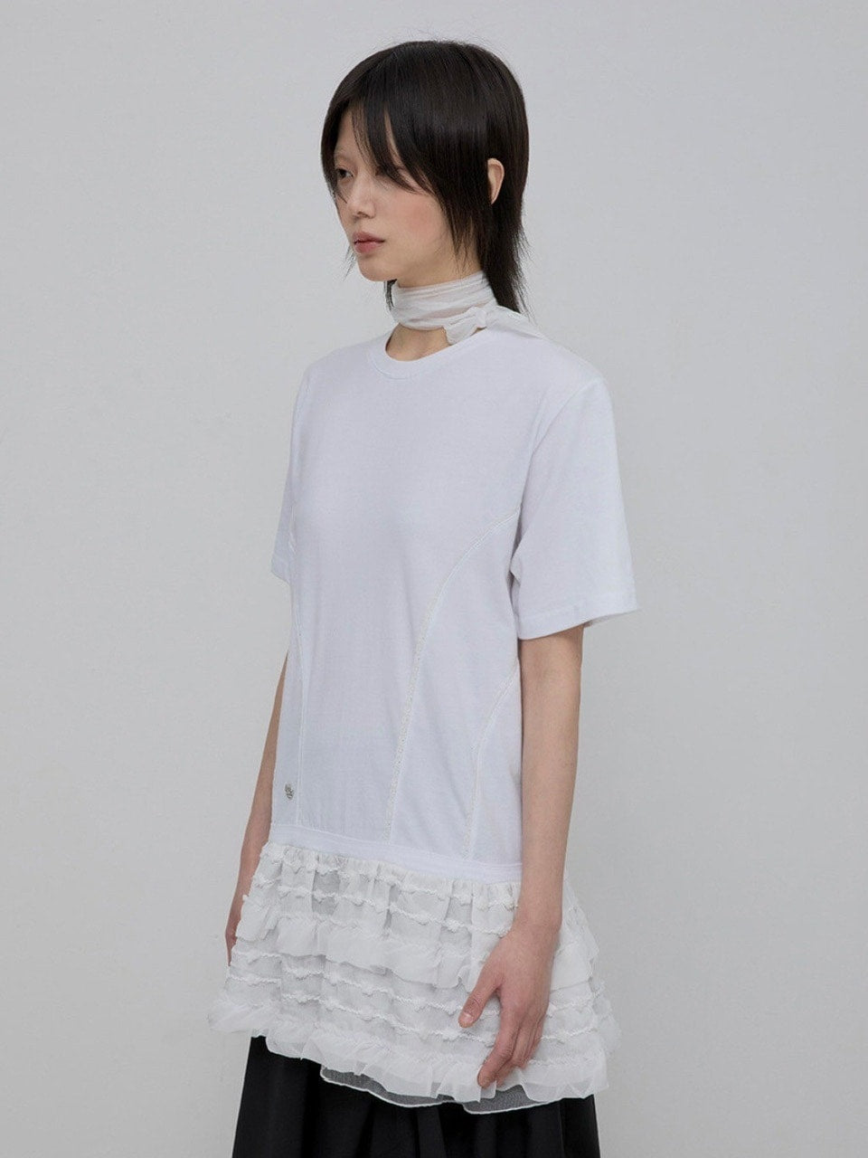 【FLAREUP】Layered Lace T-Shirt