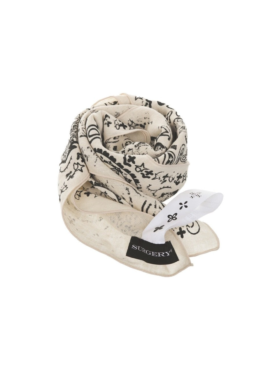 【SURGERY】surgery clover paisley scarf