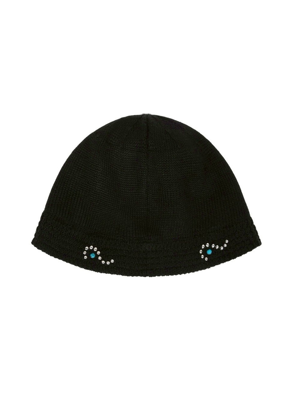 【AAKAM】Multi Studded Knit Bucket Hat