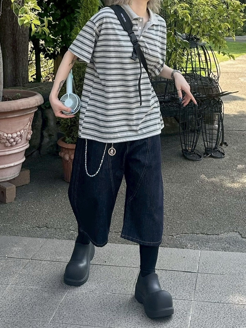 受注制【youll】cozy stripe polo tee (2color)