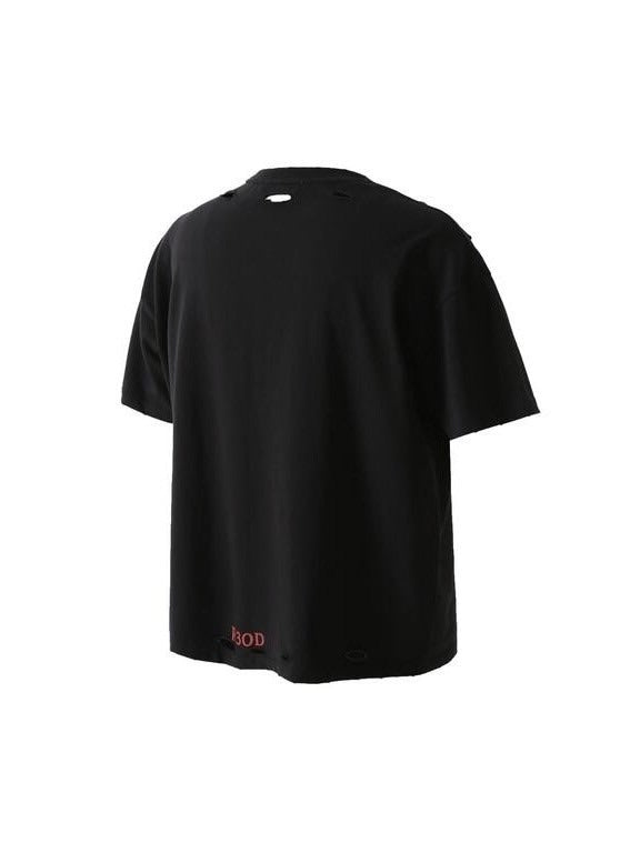 【roaringrad】DAMAGE LETTERING T-SHIRTS / 【ロアリングラド】ダメージロゴ半袖Tシャツ