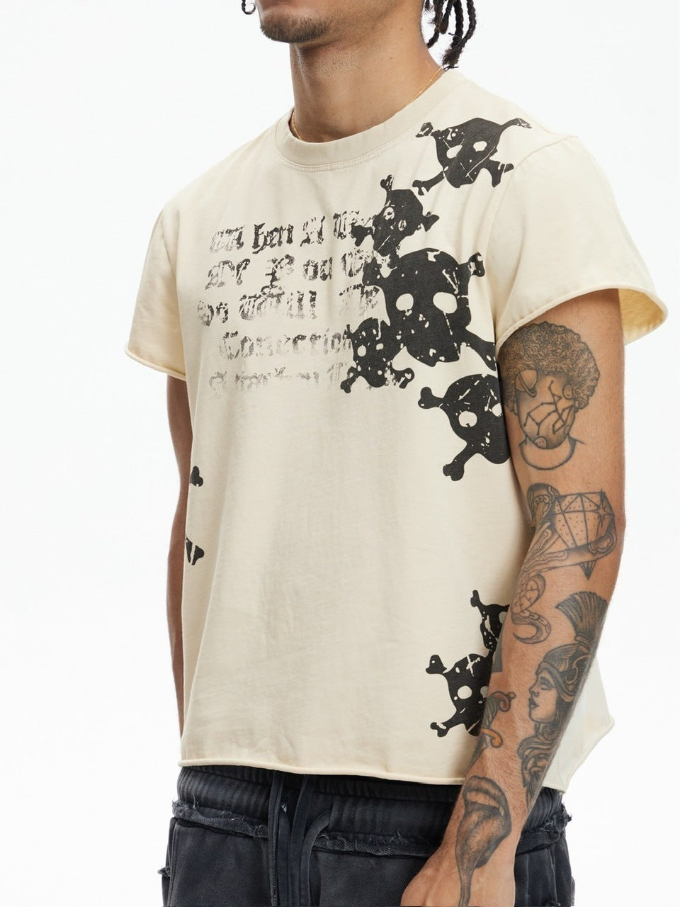 【DND4DES】SKULL WAISTCOAT T-SHIRT