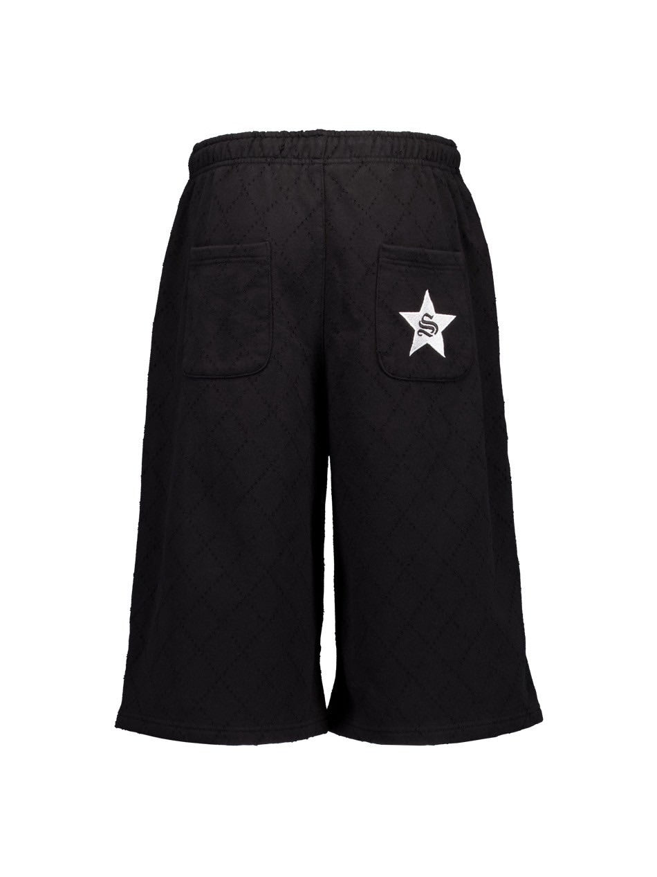 【SETUP‐EXE】PUNCHING BERMUDA SWEATPANTS / 【セットアップエグゼ】パンチングバミューダスウェットショートパンツ