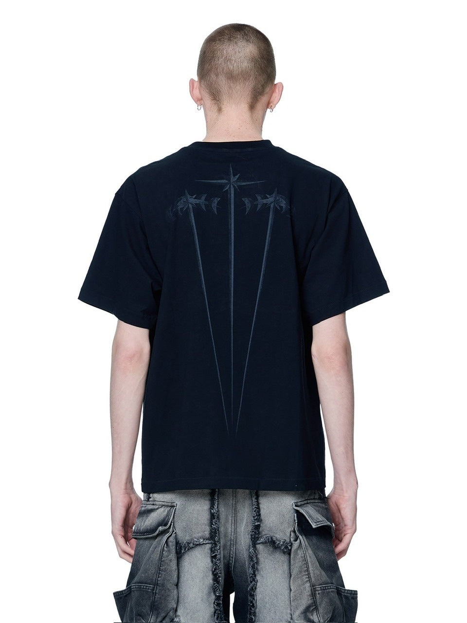 【The Boy Has No Patience】LUMINOUS DAWN PEARL ARMOR TEE / 【ザボーイハズノーペーシェンス】パールアーマーデザイン半袖Tシャツ