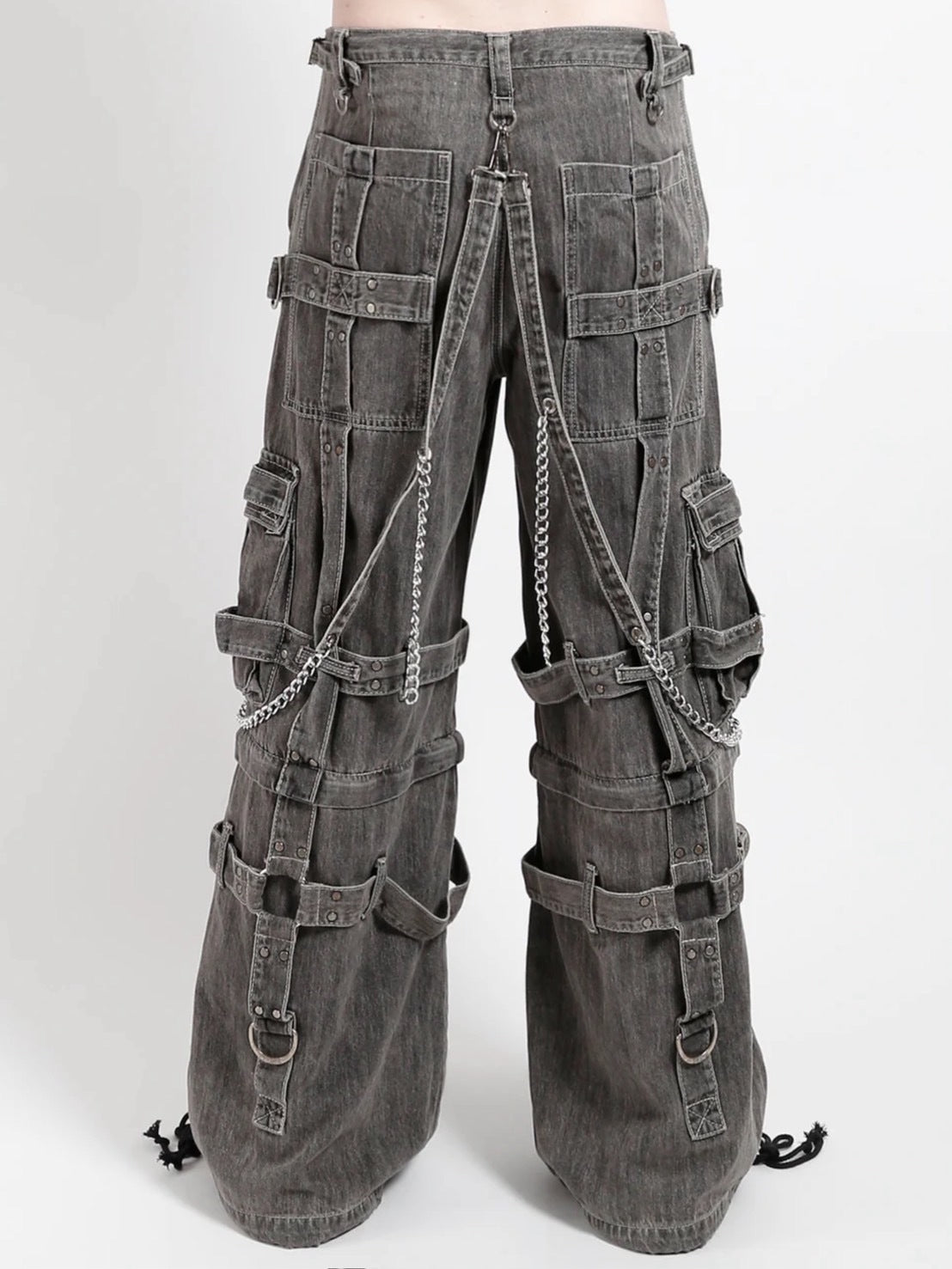 【TRIPP nyc】HARNESS DARKSTREET PANT[JM7142M] / 【トリップ エヌワイシー】ハーネスストラップボンテージポケットデニムワイドパンツ
