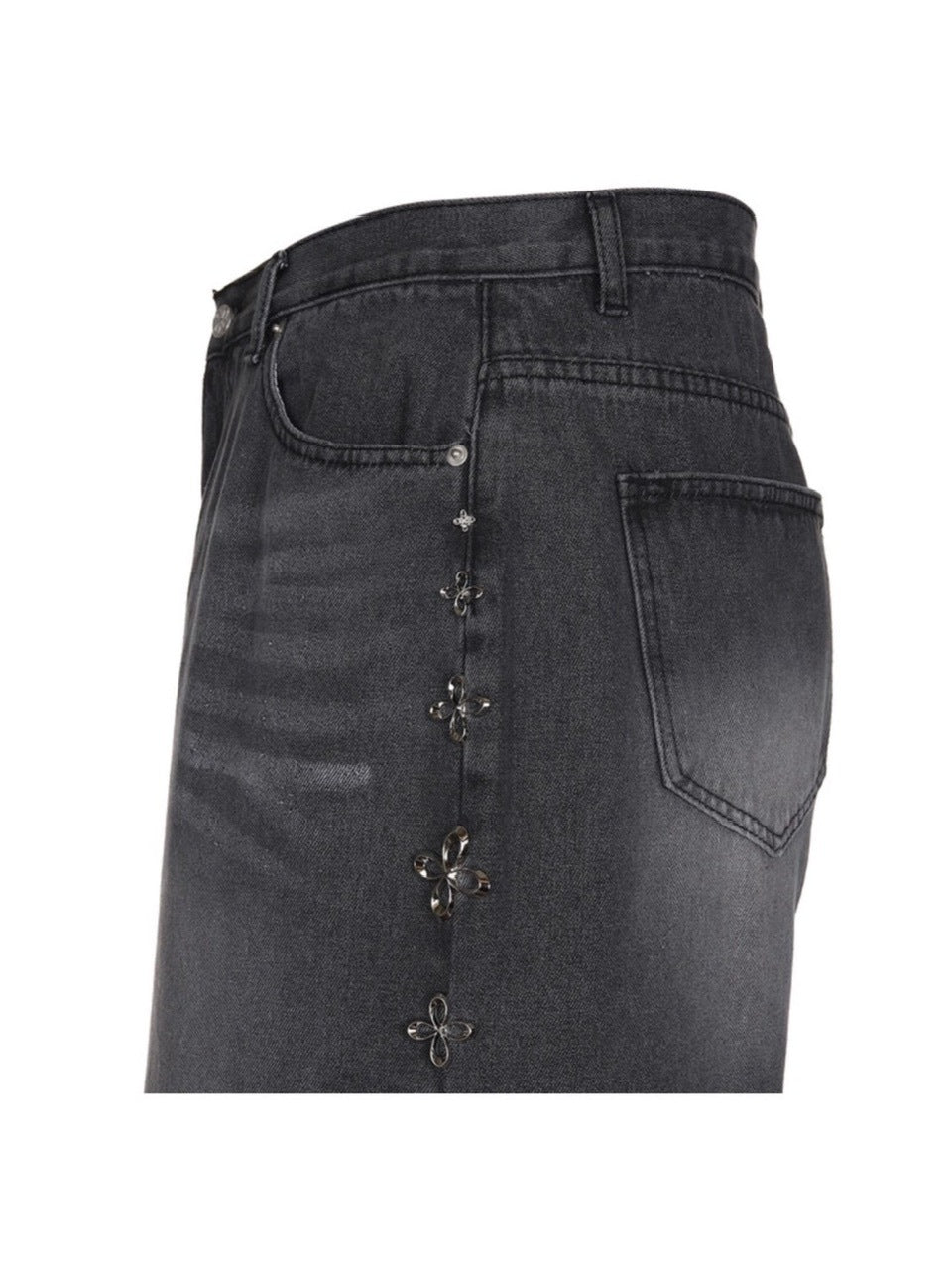 【SURGERY】SURGERY Clover Line denim bermuda pants / 【サージェリー】サージェリークローバーラインデニムバミューダパンツ