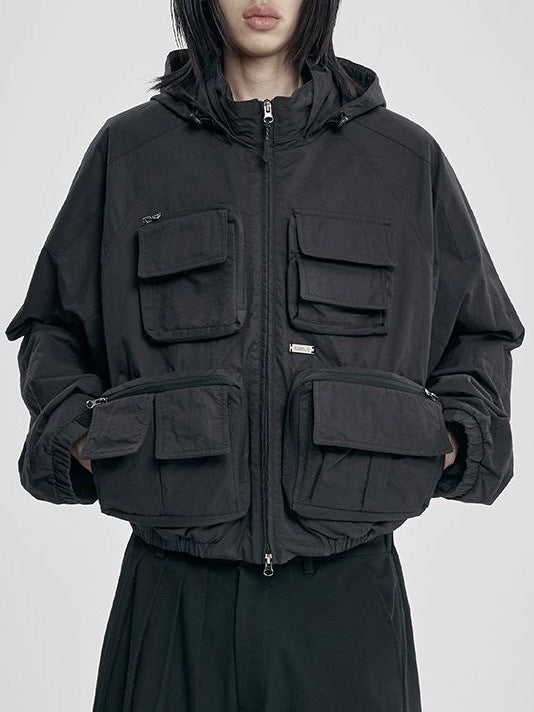 【AJOBYAJO】Cargo Nylon Short Jacket / 【アジョバイアジョ】カーゴナイロンショートジャケット