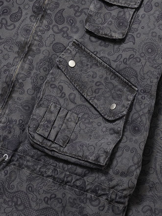 はなけん様購入用【PINOLERARIO REVIVAL】ジャケット AJOBYAJO】Vintage Washed Paisley String Jacket – PRESSING WEB SHOP