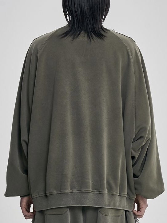 【AJOBYAJO】Lace Trimming Raglan Track Jacket【アジョバイアジョ】レーストリミングラグラントラックジャケット