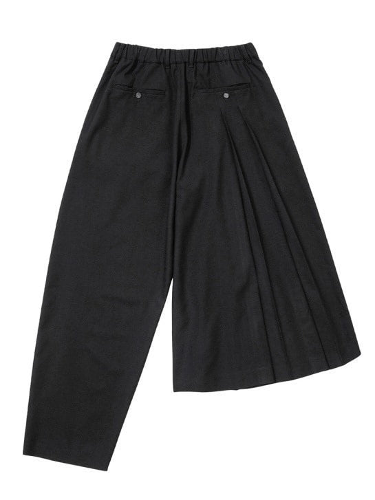 【AJOBYAJO】Asymmetric Pleat Pants / 【アジョバイアジョ】アシンメトリープリーツスラックスパンツ