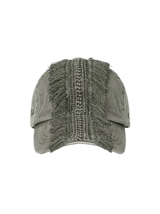 【AJOBYAJO】Lace Trimming Washed Cap / 【アジョバイアジョ】レーストリミングウォッシュドキャップ