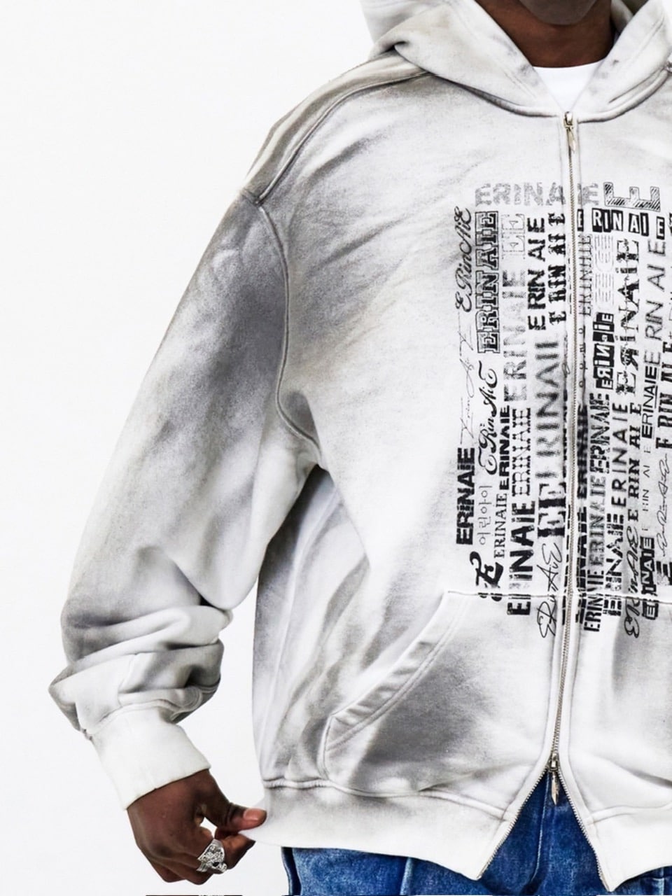 【E RIN AI E】MULTIVERSE LOGO RADIANT HOODIE