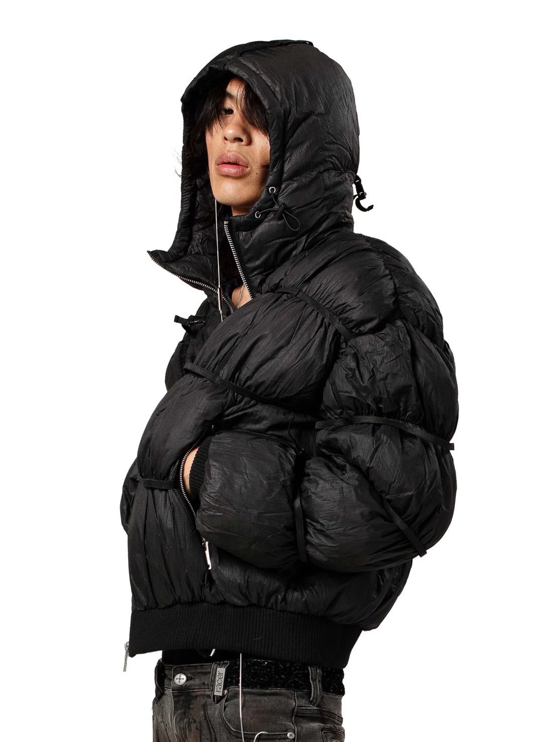 【RACER WORLDWIDE】Puffer Jacket X【レーサーワールドワイド】パファーダウンジャケット