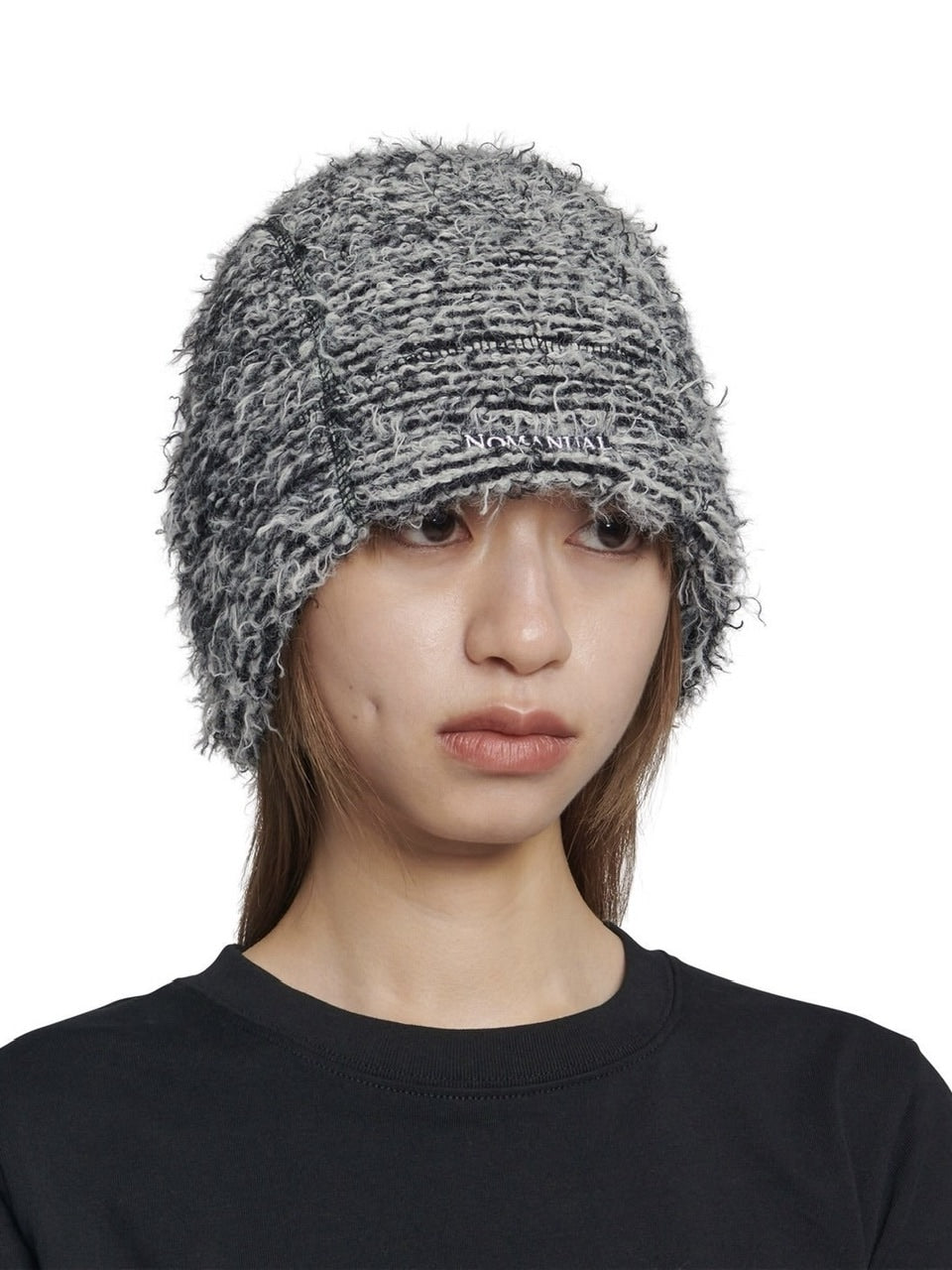 【NOMANUAL】NEST HAIRY BEANIE