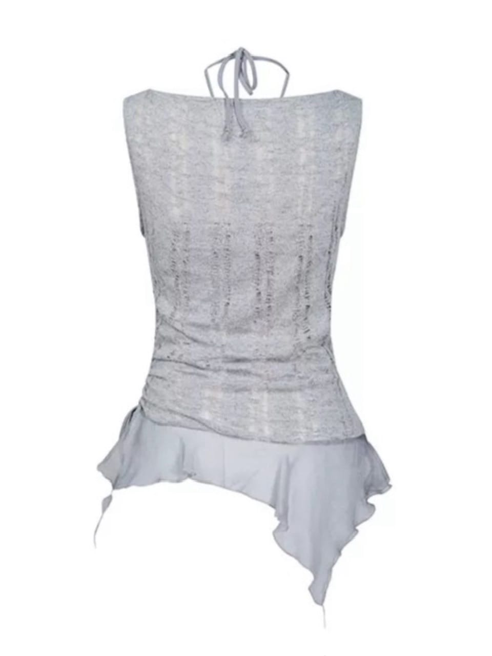 【Cest Nous】Beaded Top / 【セヌー】レイヤードフリルタンクトップ