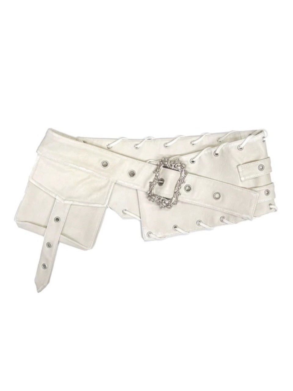 【Cest Nous】Leather Corset Belt / 【セヌー】コルセットベルト
