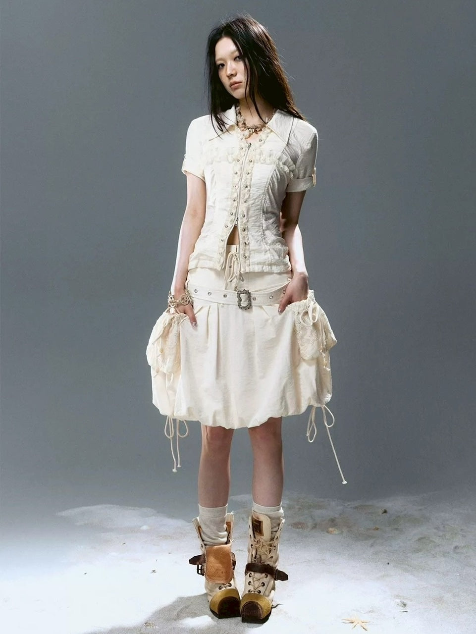 【Cest Nous】Fringe Star Necklace / 【セヌー】フリンジスターネックレス