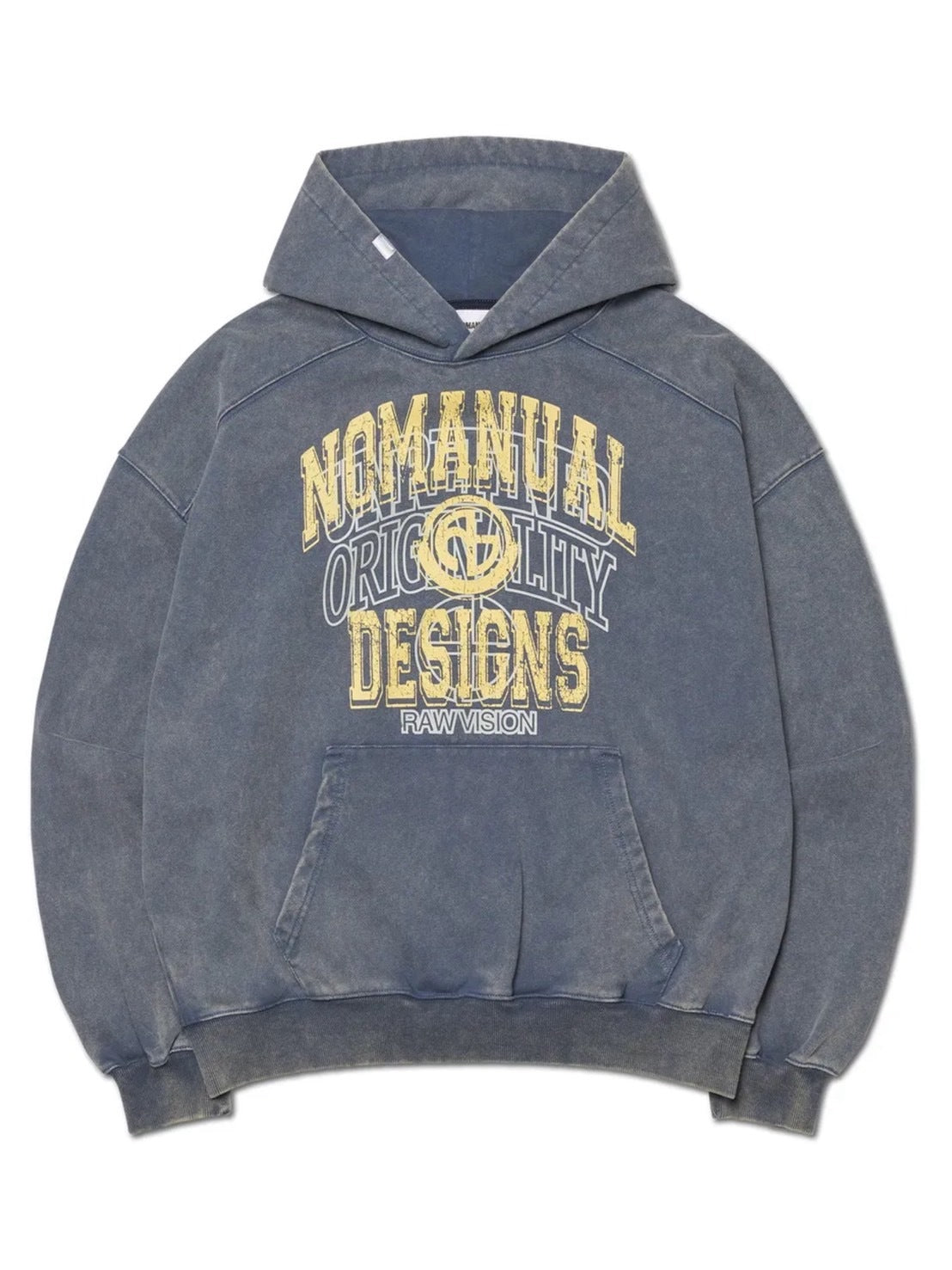 【NOMANUAL】LAYERED ARCH GRAPHIC HOODIE