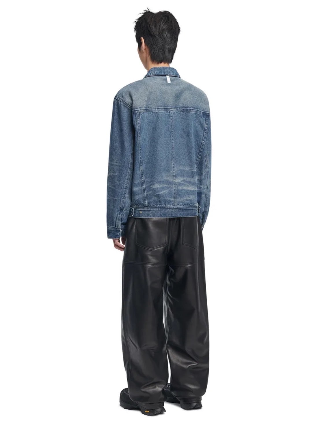 【NOMANUAL】WASHED DENIM TRUCKER JACKET