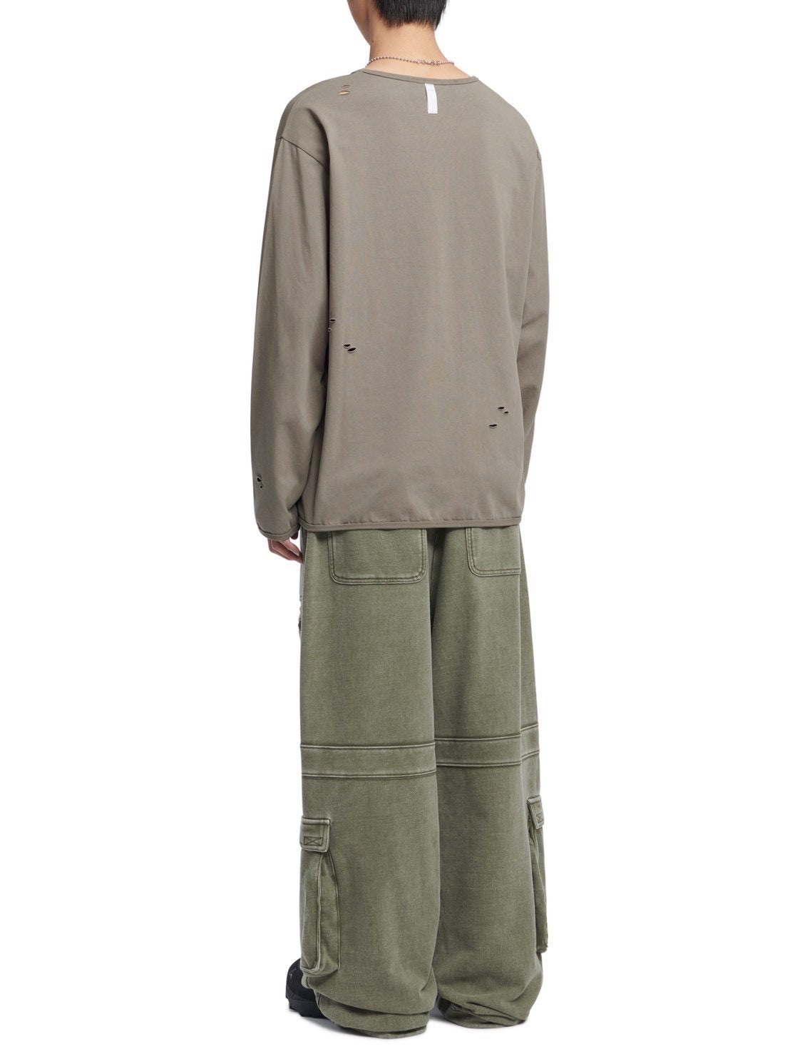 【NOMANUAL】MULTI CARGO SWEATPANTS