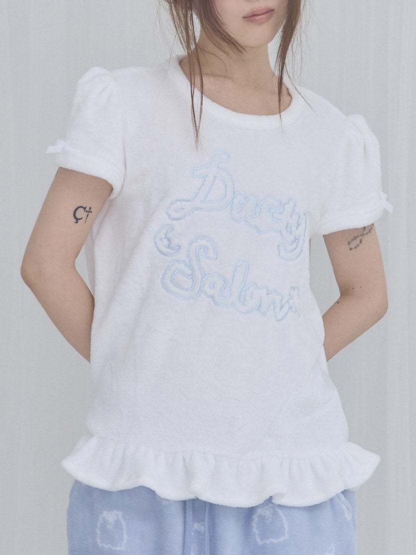 【FANCY X DUSTY】Zzz DUSTY SALON PAJAMA TOP / 【ファンシー X ダスティ】ZzzダスティーサロンパジャマTシャツ半袖ルームウェア