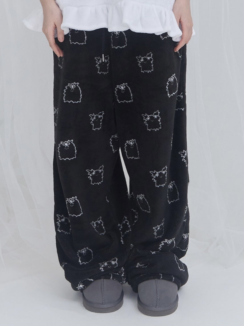 【FANCY X DUSTY】Zzz DUSTY SALON PAJAMA PANTS / 【ファンシー X ダスティ】Ｚｚｚダスティーサロンパジャマパンツ