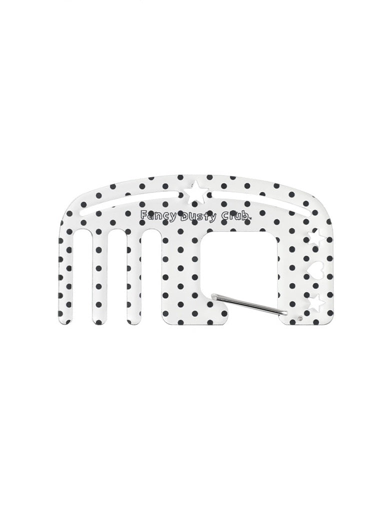 【FANCY X DUSTY】BRUSH CARABINER KEYRING / 【ファンシー X ダスティ】ブラッシュカラビナキーリング