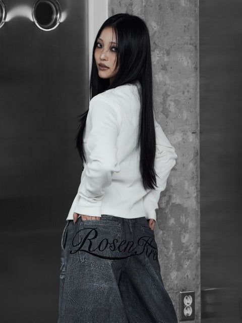 【Rosen Kreuz】TIGHT RIB LONG SLEEVE