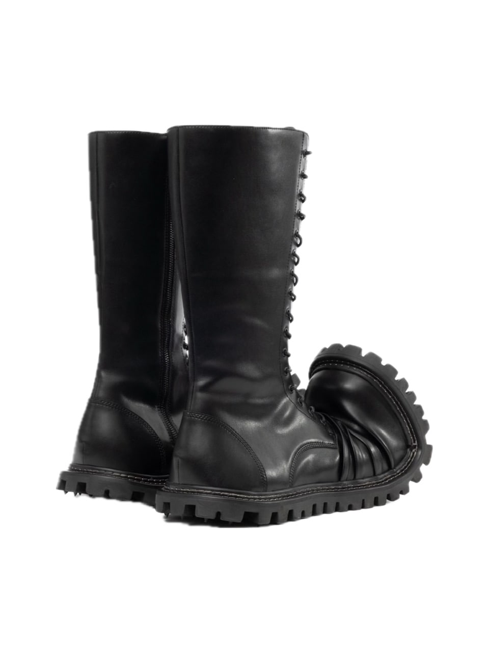 【ROMBAUT】RAGE / 【ロンバート】クラッシュドトゥミドルブーツ