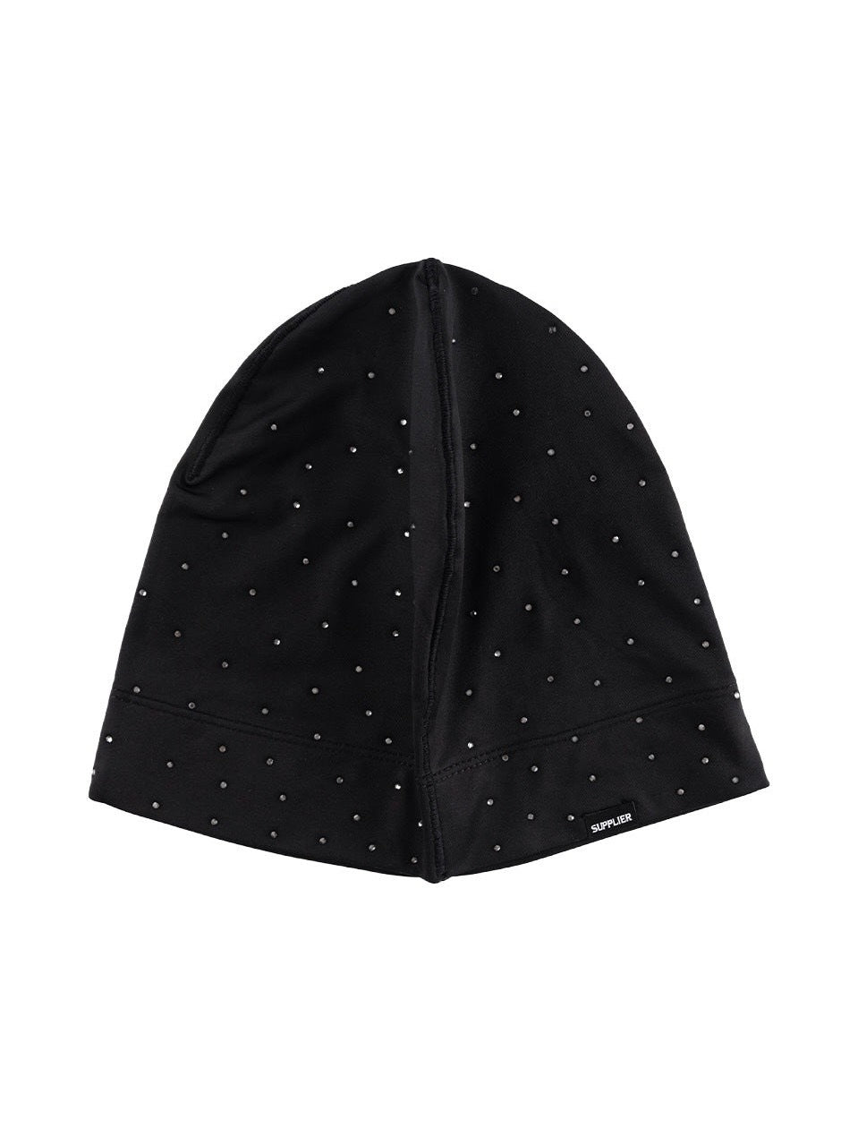 【SUPPLIER】Rhinestone Skull Cap Beanie / 【サプライヤー】ラインストーンキャップビーニー
