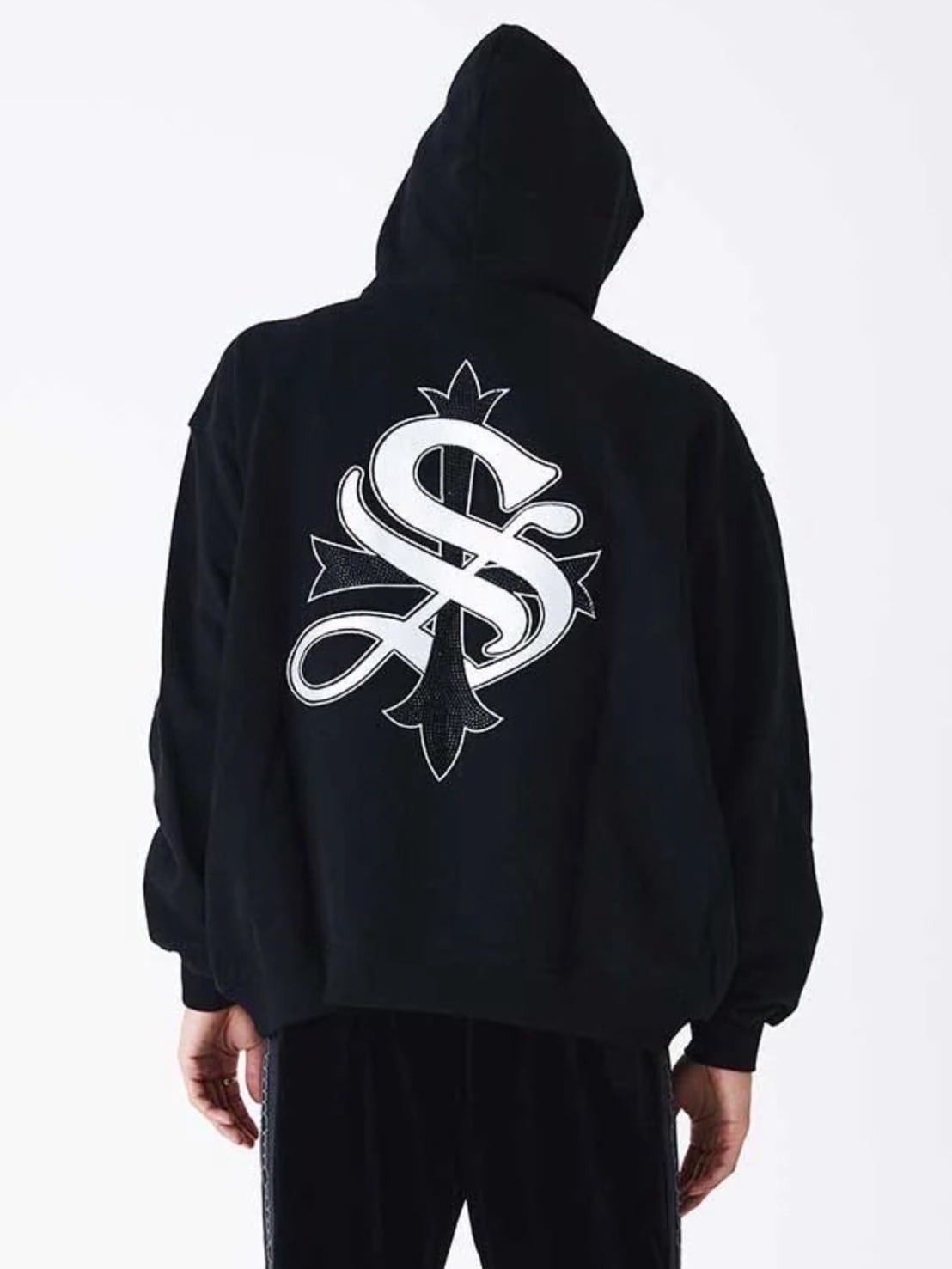 【SUPPLIER】Boxy Fit Cross Logo Hoodie / 【サプライヤー】クロスロゴプルオーバーパーカー