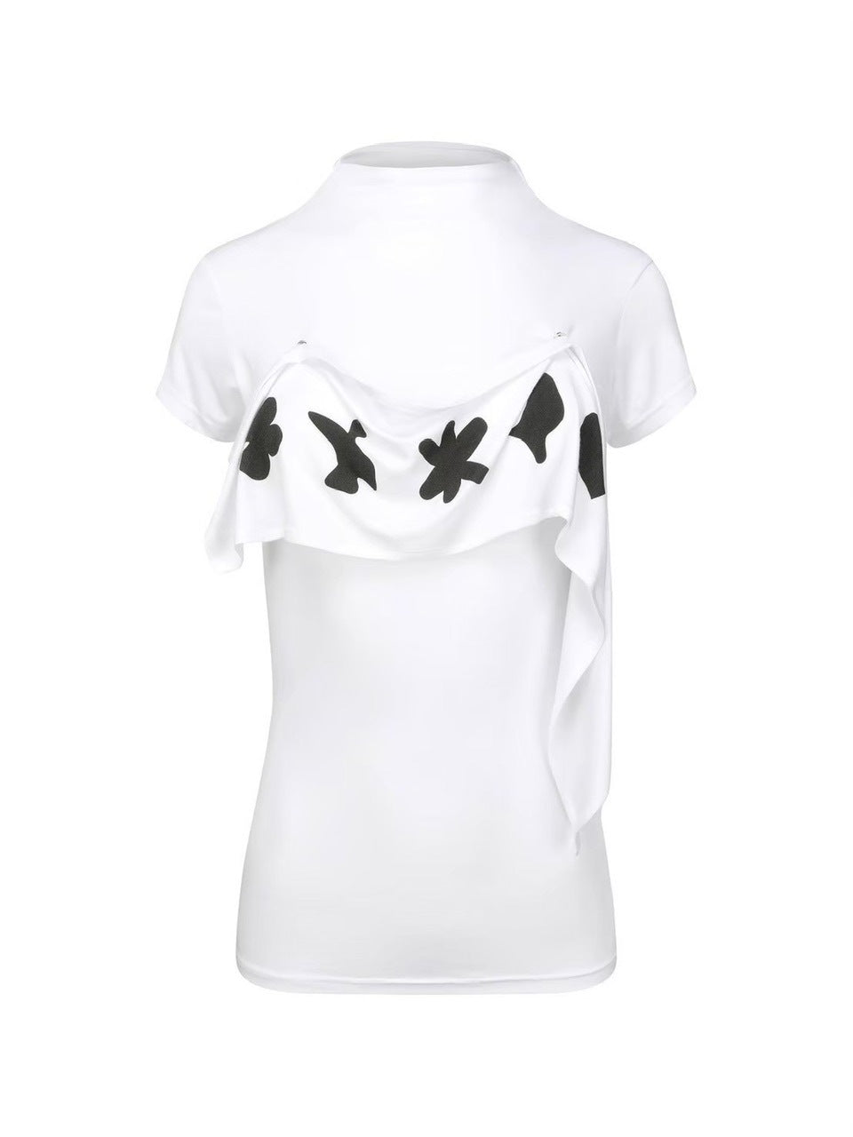 【NACHE】2-WAY PRINTED SLIM T-SHIRT